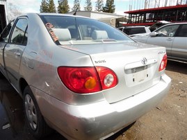 2003 Toyota Corolla Silver 1.8L AT #Z23219